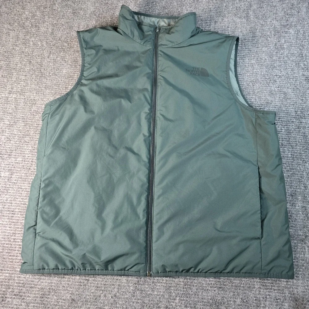 THE NORTH FACE MEN'S STANDARD INSULATED VEST Dark Sage Green sz XXL